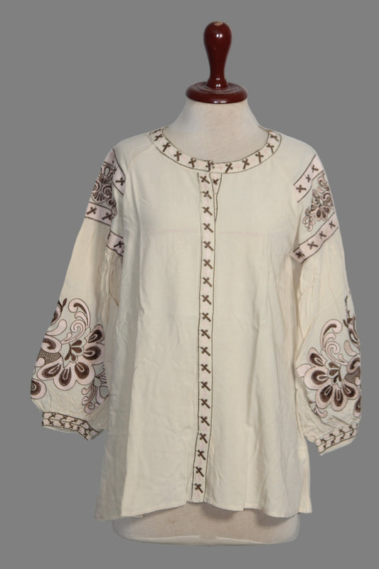 Blouse – Khaas (Creamy, Medium)