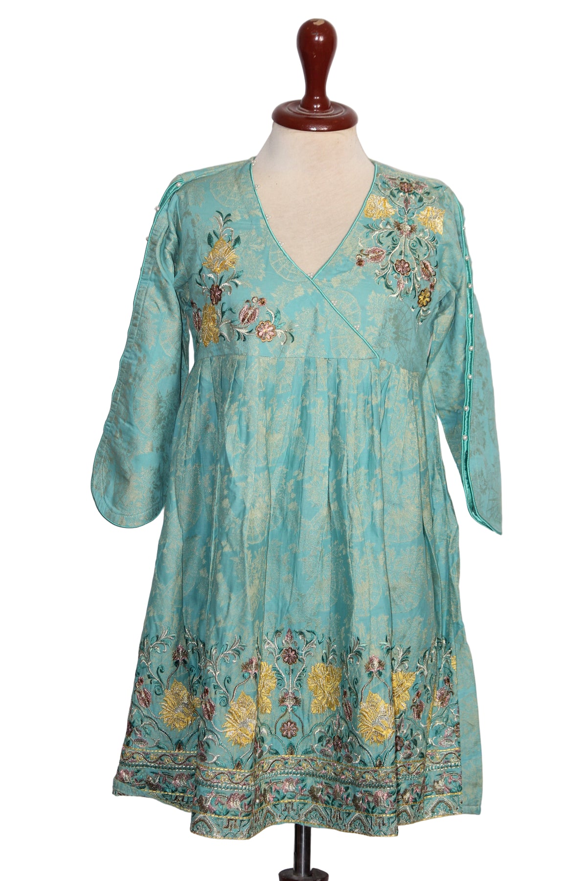 Kurti – Arfa Riwaj (Blue-Green, Small)