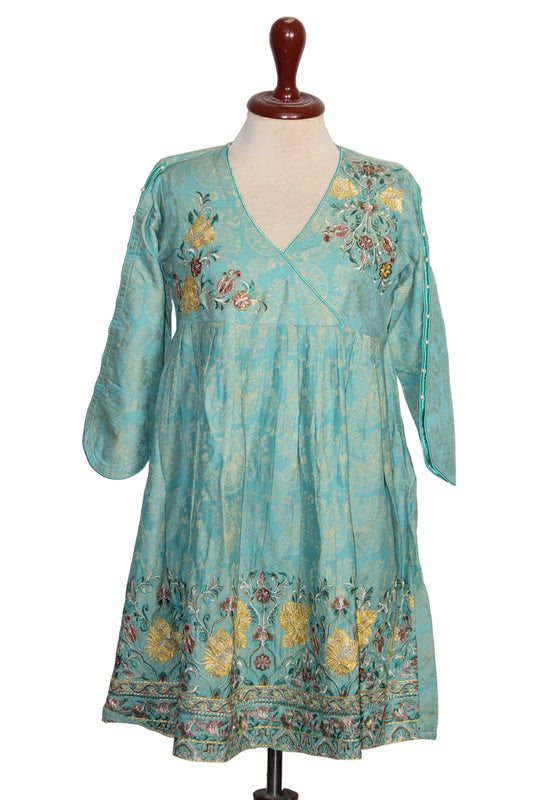 Kurti – Arfa Riwaj (Blue-Green, Small)