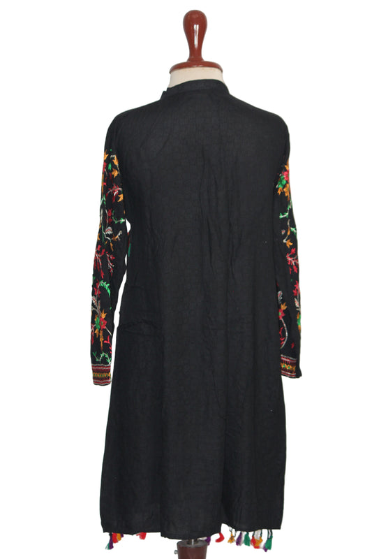 Kurti – ThriftyFy (Black, Small)