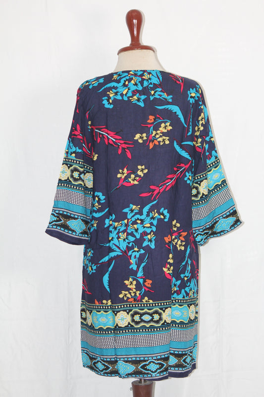 Kurti – ThriftyFy (Dark Blue, Small)