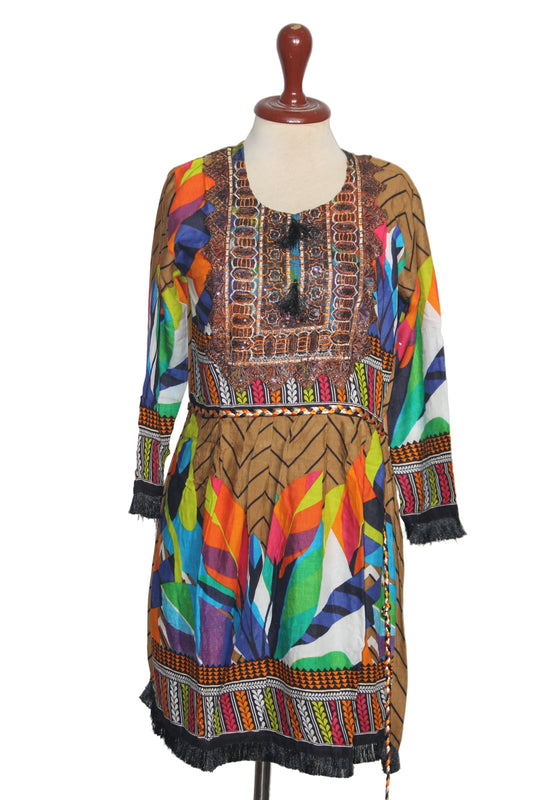 Kurti – Sadzar (Multi Color, Small)