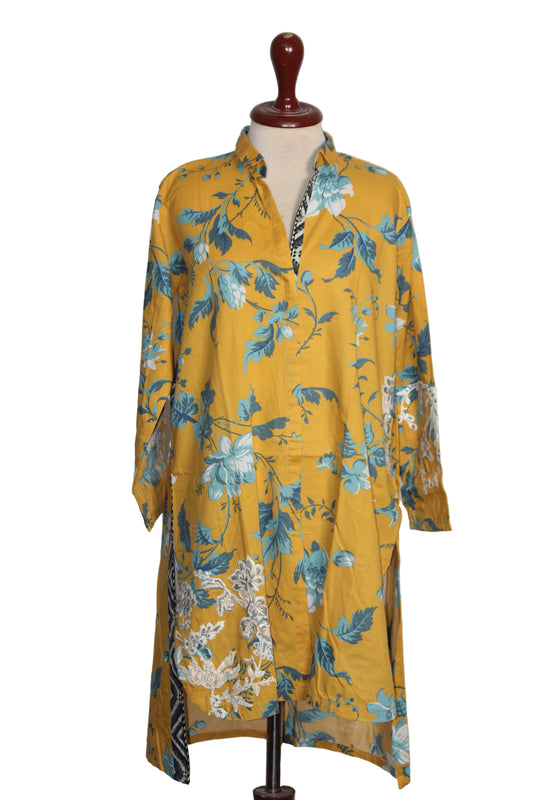 Kurti – J-Pret (Yellow, Medium)