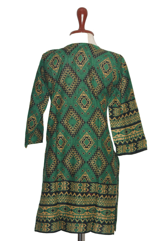 Kurti – Marvi (Green, Small)