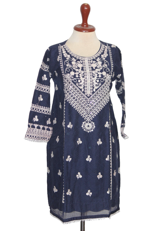 Kurti – ThriftyFy (Navy Blue, Large)