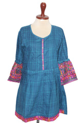 Kurti – ThriftyFy (Blue, Medium)