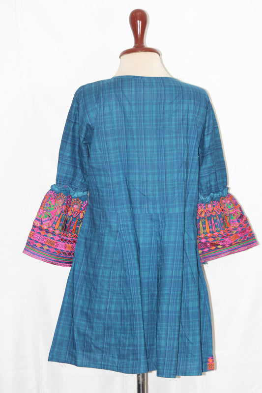 Kurti – ThriftyFy (Blue, Medium)