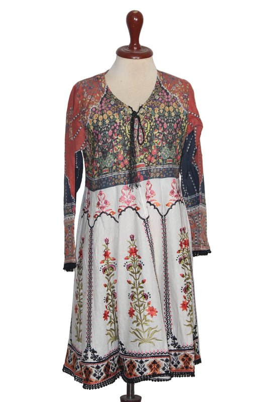 Kurti – ThriftyFy (Multi Color, Small)