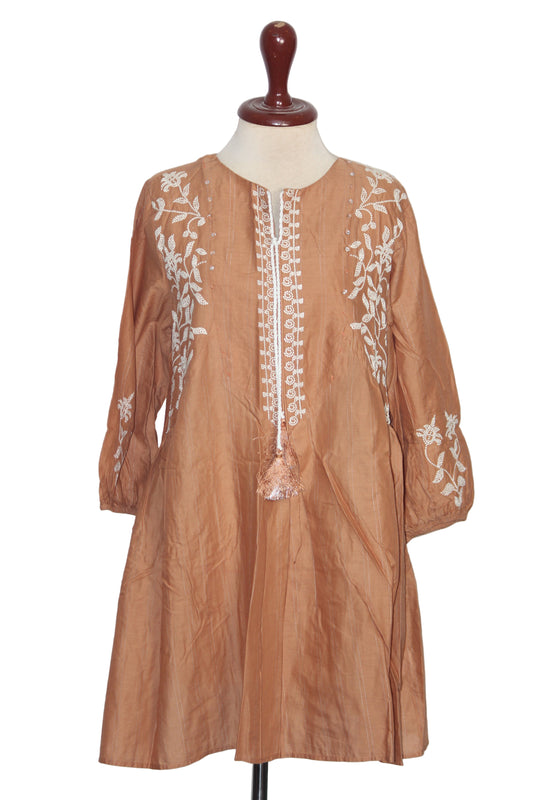 Kurti – Ethnic (Brown, Small)