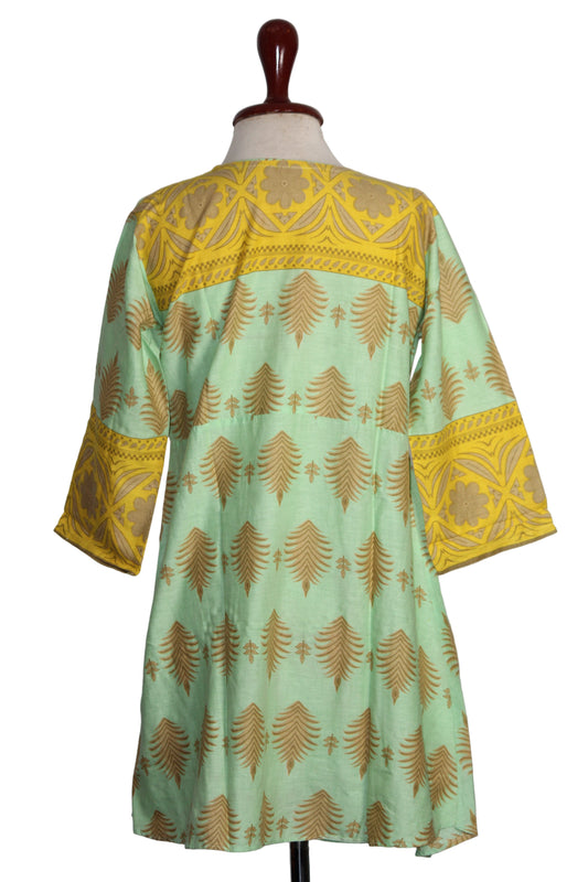 Kurti – ThriftyFy (Green, Small)