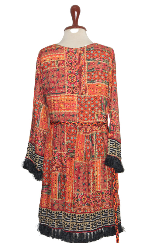 Kurti – ThriftyFy (Orange, Small) 1
