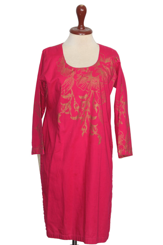 Kurti – ThriftyFy (Red, Medium)