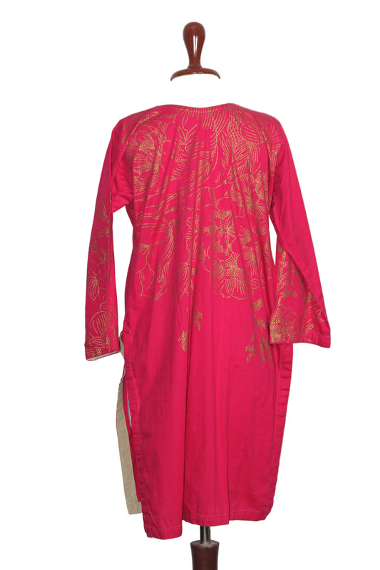 Kurti – ThriftyFy (Red, Medium)