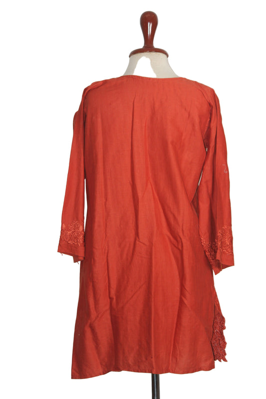 Kurti – ThriftyFy (Red, Small)