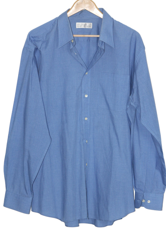 M&S Blue Button Down Shirt – Large