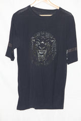 ThriftyFy Navy Blue Stretch T-Shirt – Large