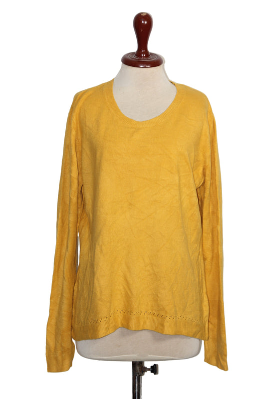 Papaya Yellow Large Cozy Sweatshirt
