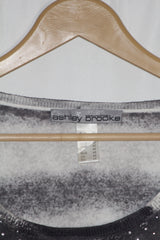 Ashley Brooke White and Grey Sweatshirt - Small