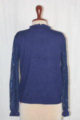 Wild Flower Medium Blue Sweatshirt