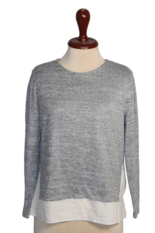 Dorothy Perkins Grey Sweatshirt - Medium