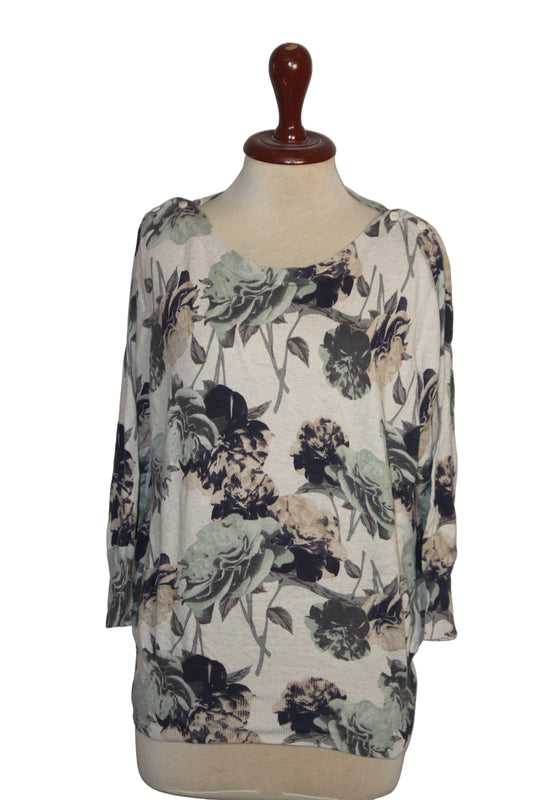 Next Floral Off-White Medium Sweatshirt