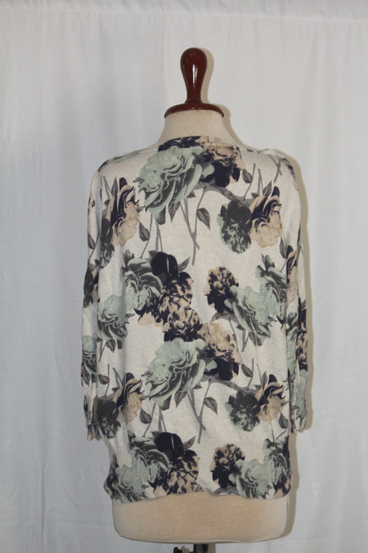 Next Floral Off-White Medium Sweatshirt