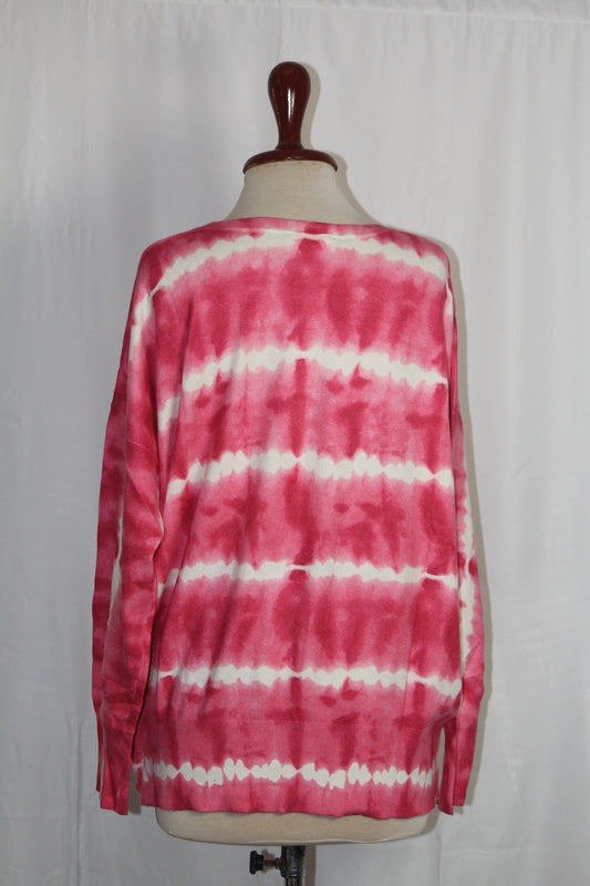 Wallis Pink & White Sweatshirt (Large)
