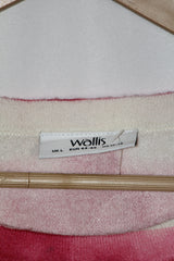 Wallis Pink & White Sweatshirt (Large)