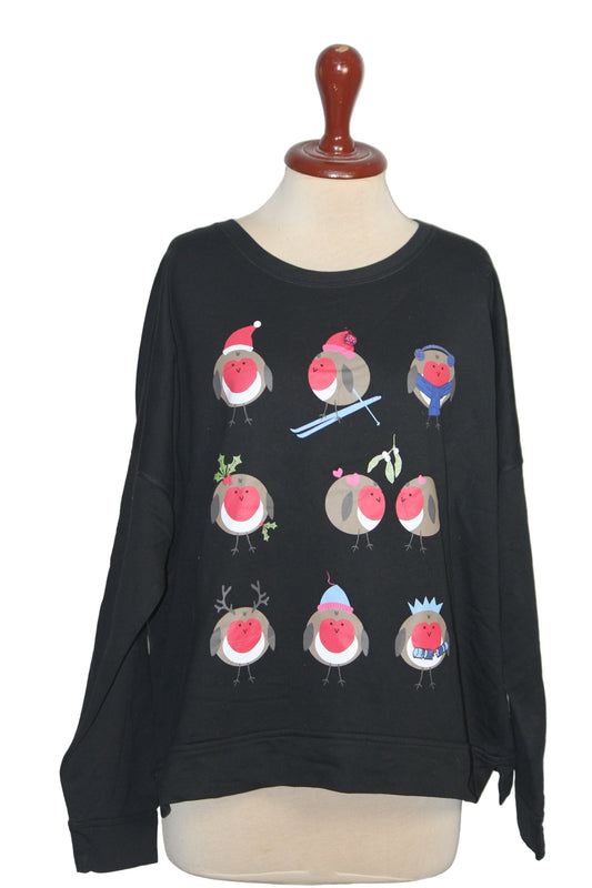 M&S Black Sweatshirt - Large