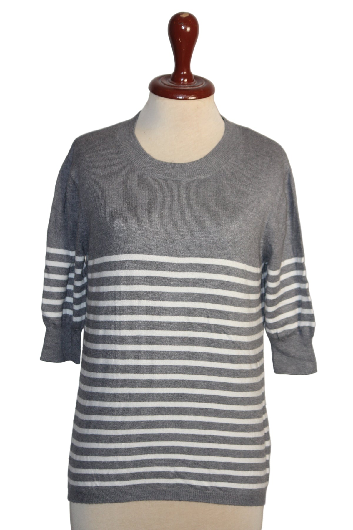 Atmosphere Grey and White Sweatshirt