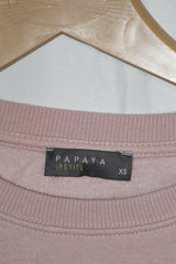 Papaya Pink Sweatshirt - X - Small