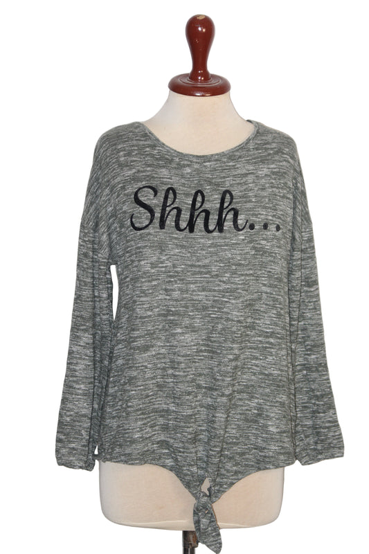 Time to Unmind Grey Sweatshirt (Medium)