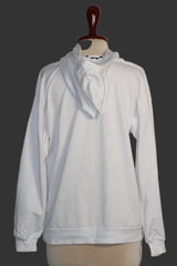 Shein White Hoodie - Medium