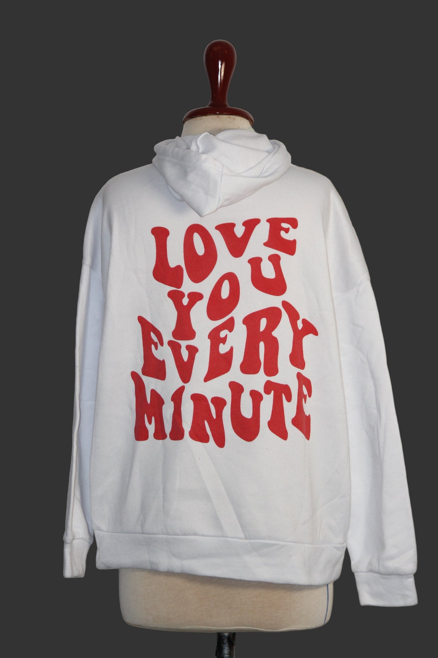 Shein White Hoodie - Medium