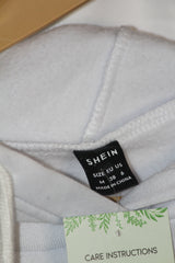 Shein White Hoodie - Medium