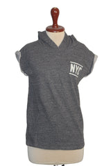 Next Sleeveless Grey Hoodie - Small