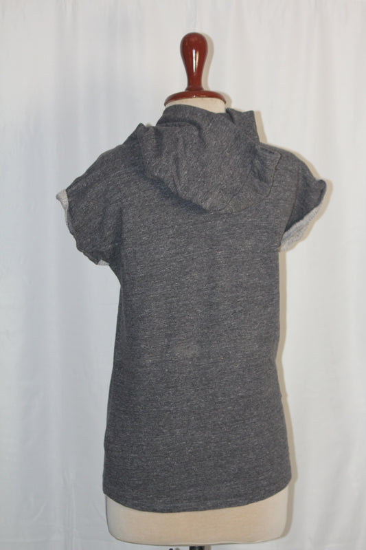 Next Sleeveless Grey Hoodie - Small