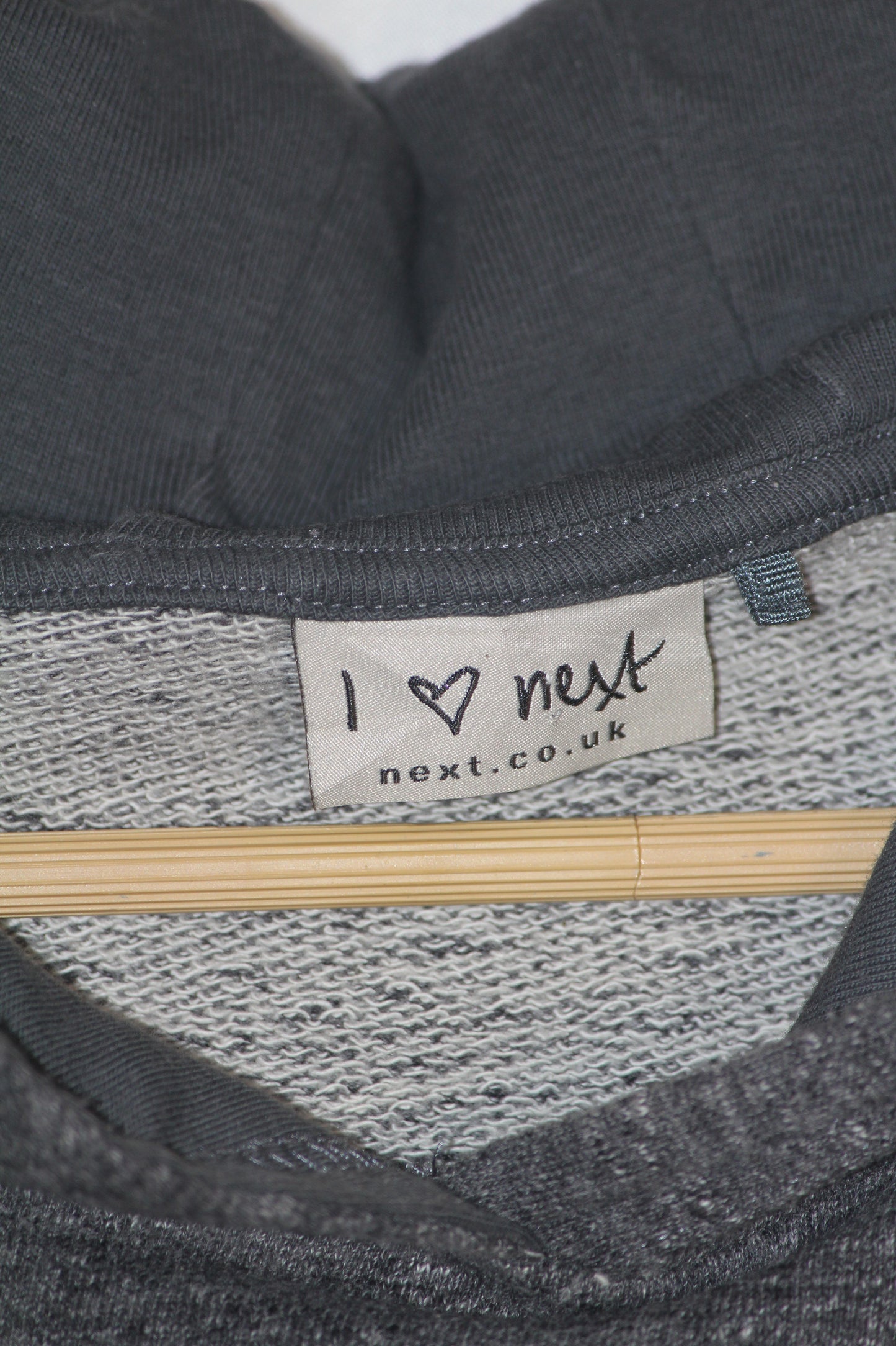 Next Sleeveless Grey Hoodie - Small