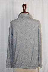 NX sport hoodie a full sleeves for a grey colour