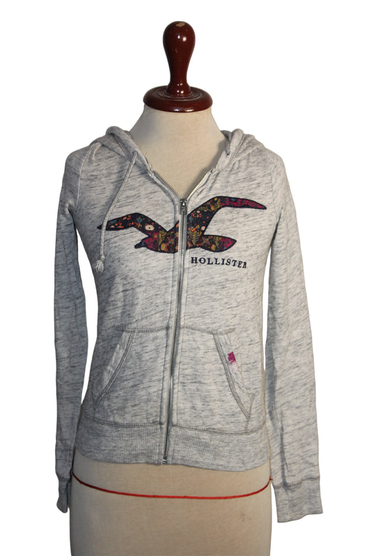 Hollister Grey Hoodie (Small)