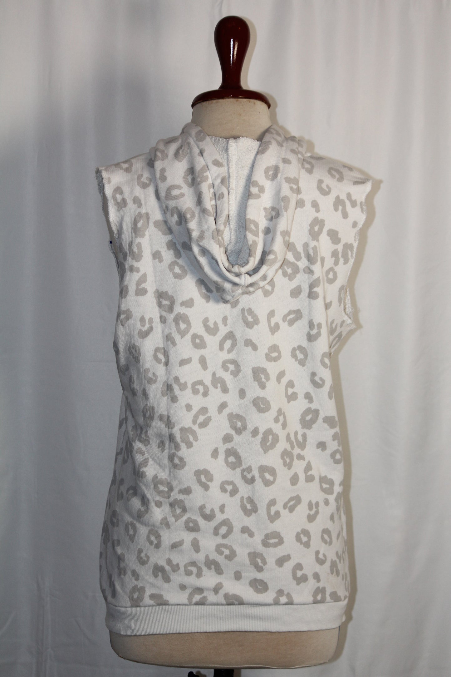 Karssen White and Grey Hoodie - Small