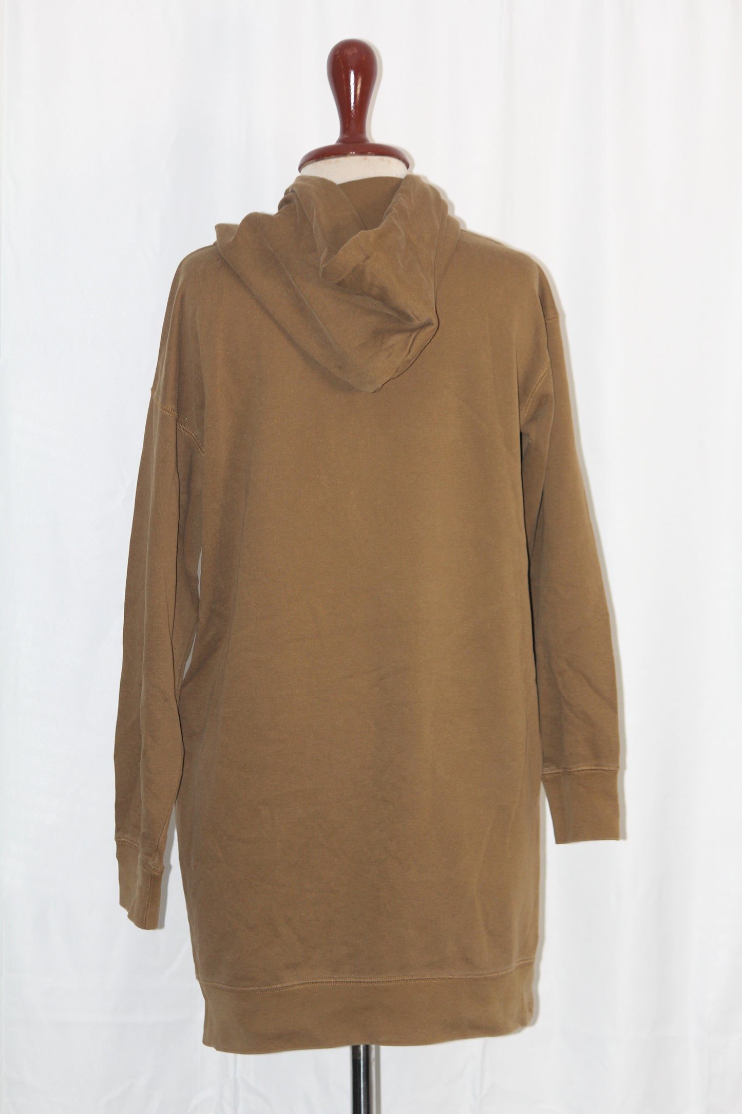 Thriftyfy Brown Hoodie Dress - Small