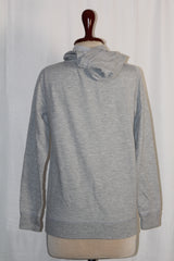 F&F Grey Hoodie with Red & Blue Flowers (Small)