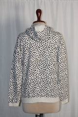 Primark White & Black Dots Hoodie
