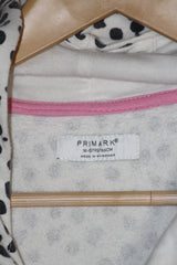 Primark White & Black Dots Hoodie