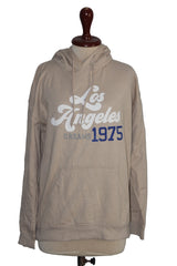 Thriftyfy Cream Hoodie - Los Angeles Texture