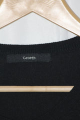 George Black Viscose Sweater - Small