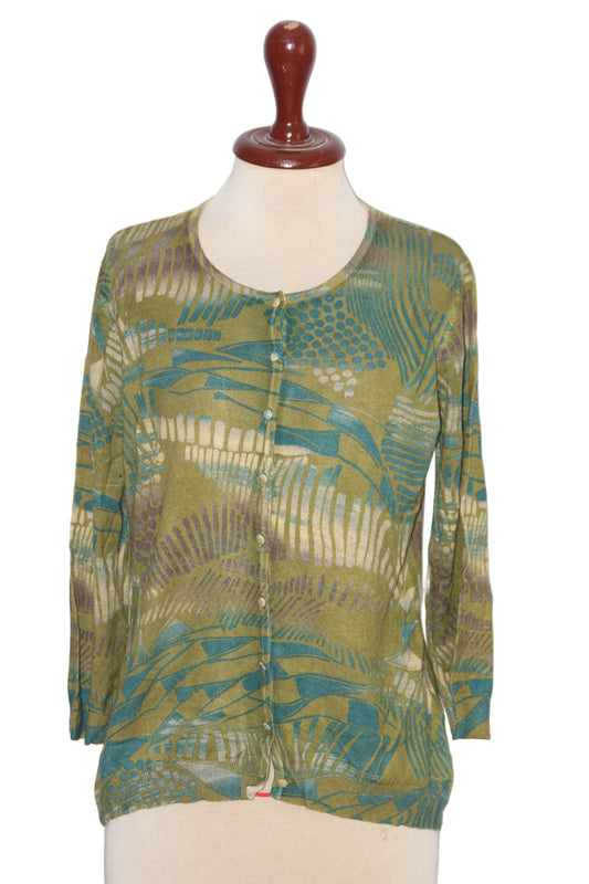 Principles Olive Green Viscose Sweater – Small Size