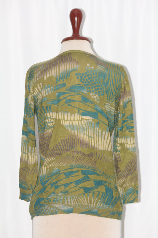 Principles Olive Green Viscose Sweater – Small Size