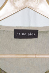 Principles Olive Green Viscose Sweater – Small Size